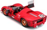  Mô hình xe Ferrari Daytona 330 P4 racing #23 - full kính - mở được 2 cửa tỉ lệ 1:24 Bburago 18-26310 OT24058 