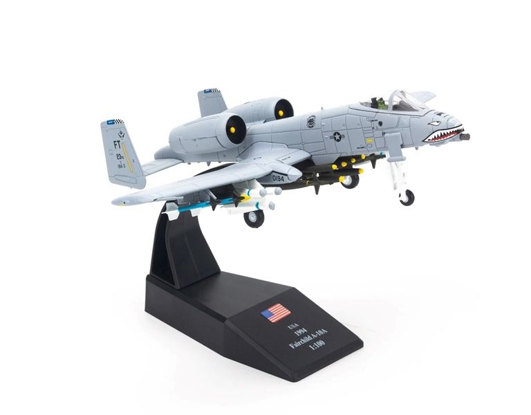 Mô hình máy bay chiến đấu USA Repubilc Fairchild A-10A Thunderbolt II tỉ lệ 1:100 Ns models MBQS008 