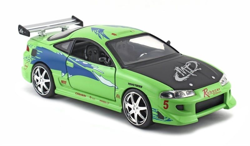  Mô hình xe Fast & Furious Brian's Mitsubishi Eclipse tỉ lệ 1:24 Jada Toys 97603 