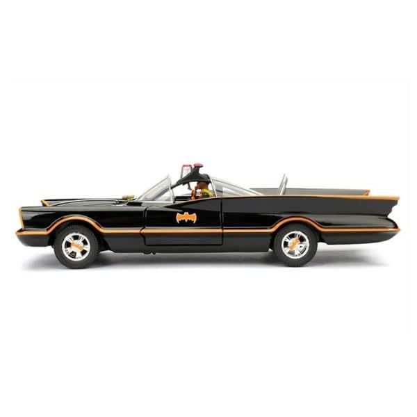  Mô hình xe Batman 1966 Classic Batmobile W/Batman & Robin Figure DC Comics tỉ lệ 1:24 Jada Toys 98259 