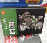  Mô hình xe lắp ráp Kawasaki H2R hợp kim có âm thanh có đèn 1:12 Alloy Model MT033 