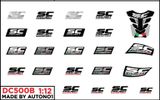  Decal nước SC project 1:12 Autono1 DC500B 