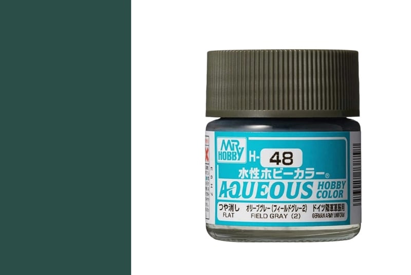  Acrylic H48 Field Gray sơn mô hình màu xám xanh nhạt 10ml Mr.Hobby H48 