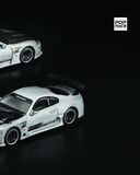  Mô hình xe Top Secret GT300 Supra Siler tỉ lệ 1:64 Poprace PR640324 