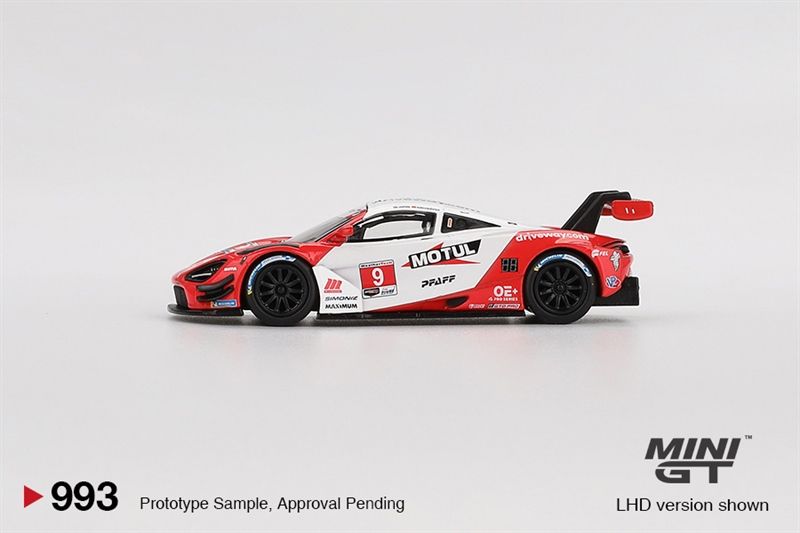  Mô hình xe McLaren 720S GT3 Evo Pfaff Motorsports 2024 IMSA Laguna Seca tỉ lệ 1:64 MiniGT MGT00993-CH 