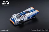  Mô Hinh xe Porsche 917K No.2 Yellow 2nd Kyalami 9H 1970 J.Siffert - K. Ahrens tỉ lệ 1:64 Findassically OT64446 