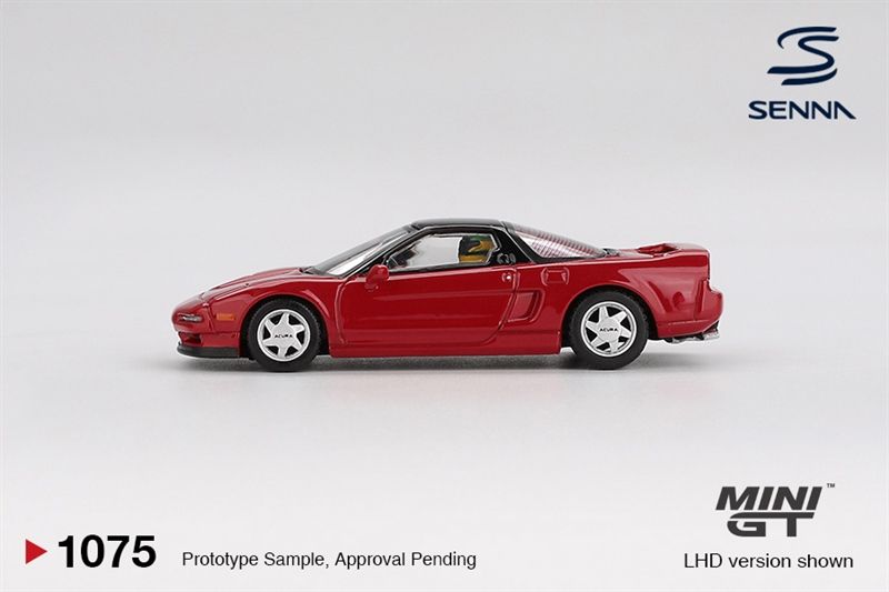  Mô hình xe Honda NS-X Prototype Midship Sports 1989 Ayrton Senna bản card tỉ lệ 1:64 MiniGT MGT01075 NO CHASE 