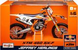  Mô hình xe KTM 450 SX-F No. 84 Jeffrey Herlings 2018 1:6 Maisto 32228 MT06002 