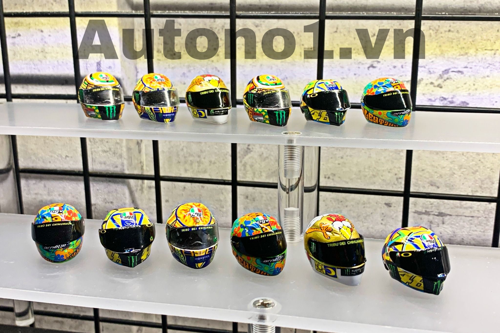  Nón mô hình fullface rossi agv 46 hoàn thiện 1:12 5835 