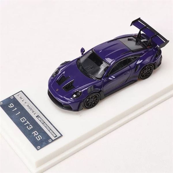  Mô hình xe Porsche 911(992) GT3 RS LMLF tỉ lệ 1:64 có đế và hộp mica LMLF OT64028 