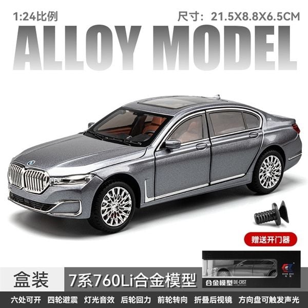  Mô hình xe ô tô Bmw 760Li tỉ lệ 1:24 Chezhi OT191 