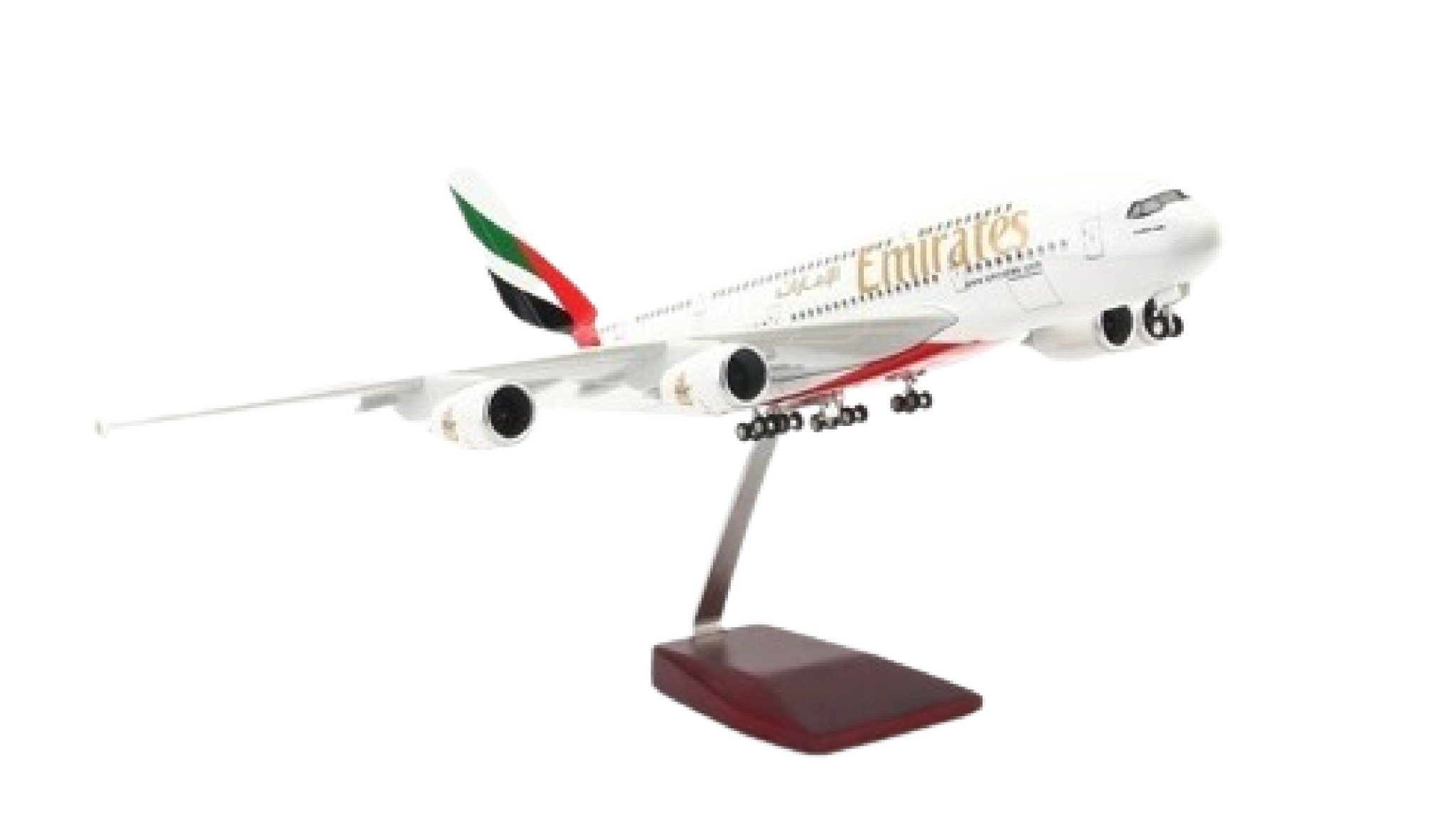  Mô hình máy bay Emirates Airbus A380 47cm có đèn led tự động theo tiếng vỗ tay hoặc chạm MB47044 