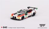  Mô hình xe BMW M4 GT3 Paul Miller Racing IMSA 2023 Sebring 12 Hrs. GTD Winner tỉ lệ 1:64 MiniGT MGT00640-CH 