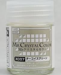  Lacquer xc07 effect turquoise green sơn mô hình màu crystal xanh ngọc lam 18ml Mr.Hobby XC07 