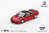  Mô hình xe Honda NS-X Prototype Midship Sports 1989 Ayrton Senna bản card tỉ lệ 1:64 MiniGT MGT01075 NO CHASE 
