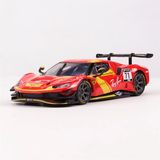  Mô hình xe Ferrari 296 GTB #71 hộp mica tỉ lệ 1:43 Bburago OT43006 
