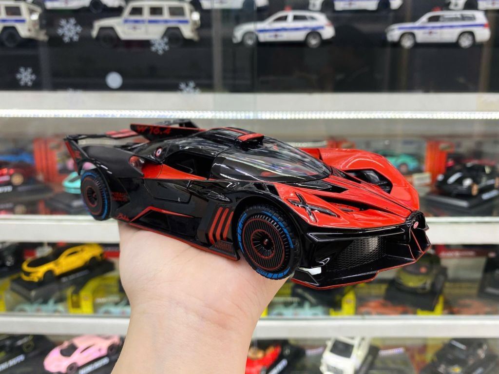 Mô hình xe Bugatti Bolide phun khói - full open 1:24 Chezhi OT133