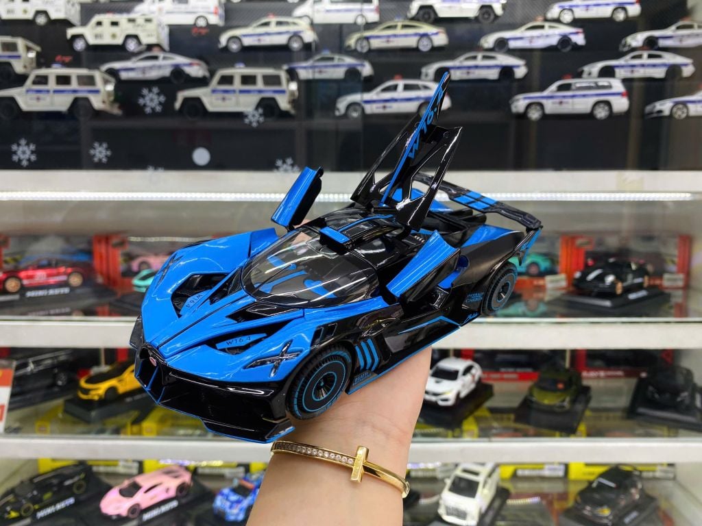 Mô hình xe Bugatti Bolide phun khói - full open 1:24 Chezhi OT133
