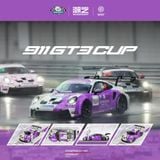  Mô hình xe Porsche 911 GT3 Carrera Cup Asia WRT Limited 999pcs tỉ lệ 1:64 Modern Art MD647303 