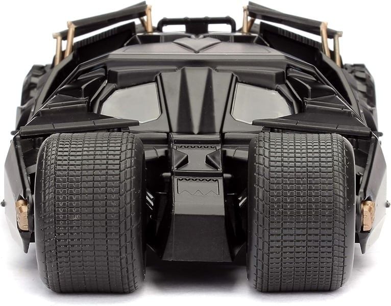  Mô hình xe Batman 2008 The Dark Knight Batmobile W/Batman Figure DC Comics tỉ lệ 1:24 Jada Toys 98261 