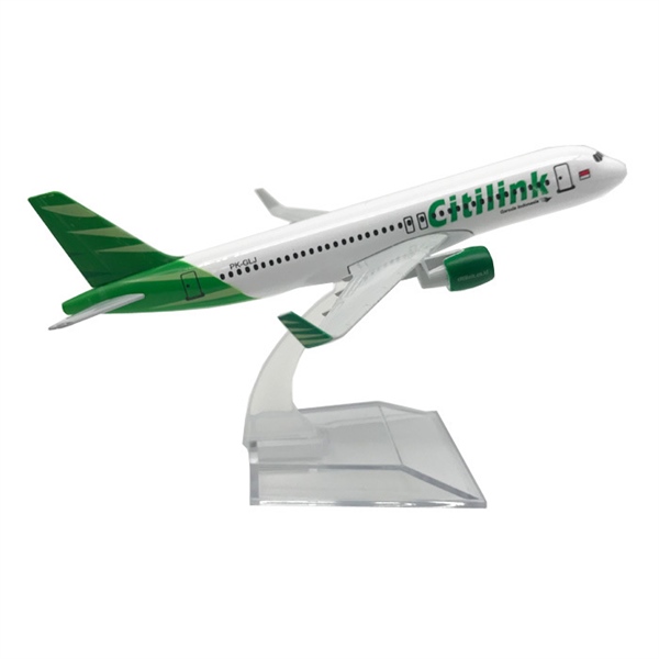  Mô hình máy bay Indonesia Citilink Airbus A320 16cm MB16143 