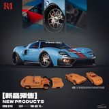  Mô hình xe đua Ford GT40 Ruffian Cars mở được nắp máy limited 999pcs tỉ lệ 1:64 Rhino model RM OT64420 