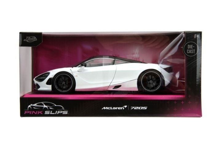  Mô hình xe McLaren 720S White Pink Slips tỉ lệ 1:24 Jada Toys 35294 