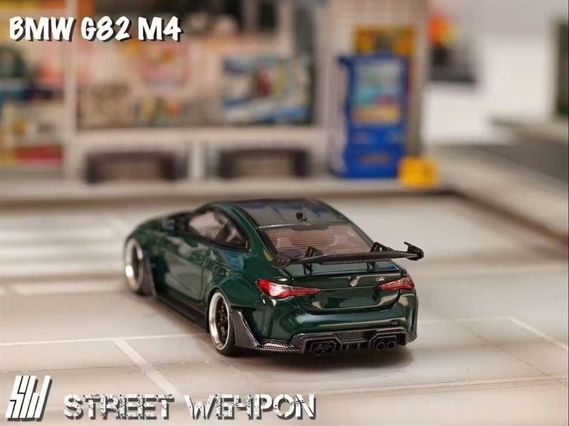  Mô hình xe BMW G82 M4 hợp kim tỉ lệ 1:64 Street Weapon OT64278 