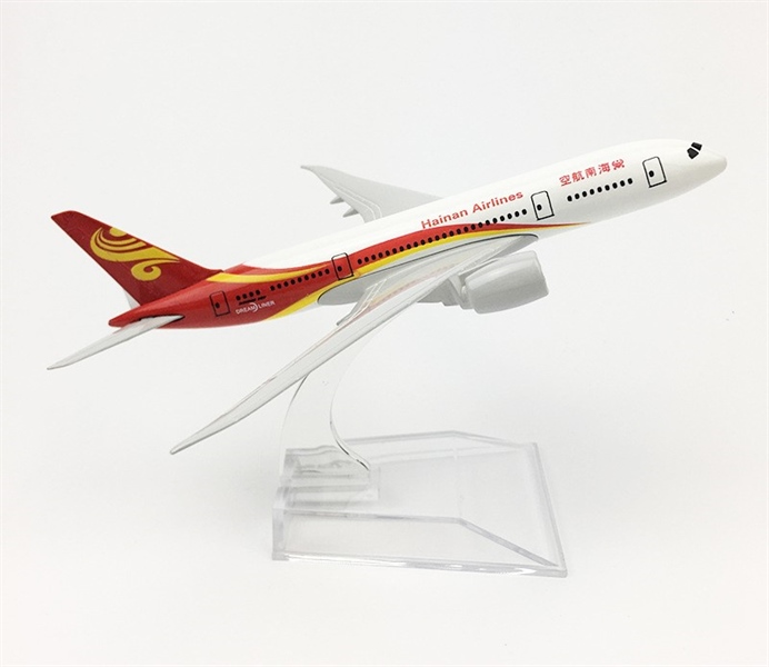  Mô hình máy bay Hainan Airlines Dreamliner Boeing B787 16cm MB16078 