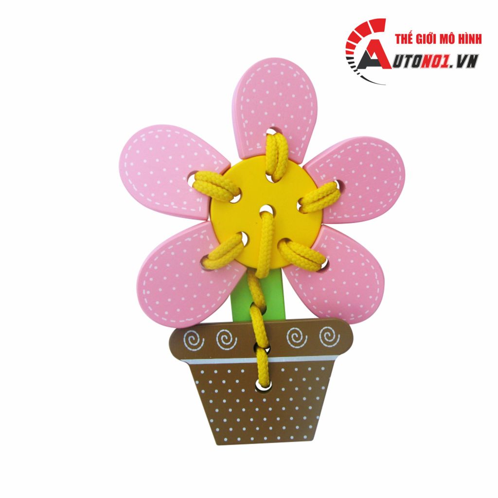 ĐỒ CHƠI GỖ BỘ XỎ DÂY BÔNG HOA 80141 DG024