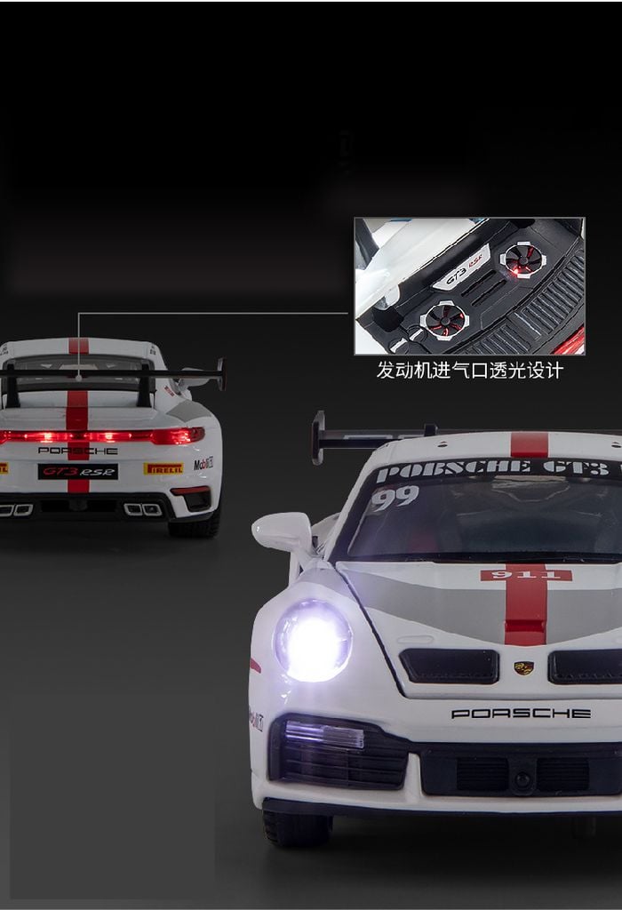 MÔ HÌNH XE PORSCHE 911 GT3 RSR 1:32 MINIAUTO 7989