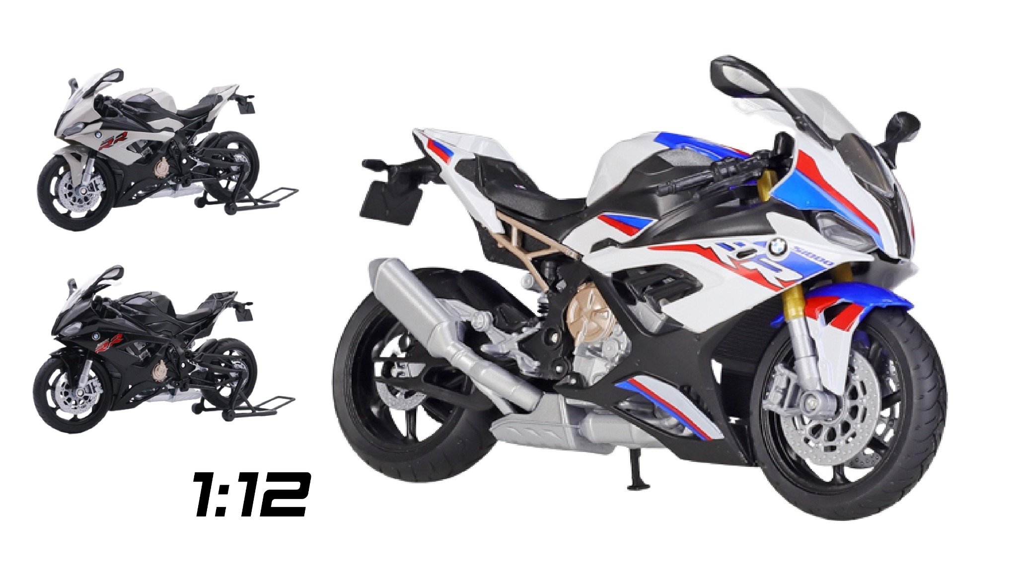  Mô hình xe Bmw s1000rr 2021 1:12 Welly MT081 