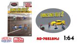  Set mô hình nhân vật 4 người tỉ lệ 1:64 American Diorama AD-76518MJ 