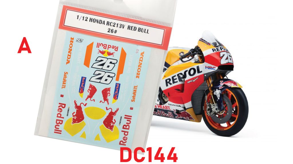 DECAL NƯỚC HONDA REPSOL RC213V 1:12 DC144