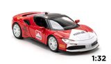  Mô hình xe ô tô Ferrari SF90 Marlboro kèm hộp mica 1:32 Alloy Model OT081 