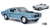  Mô hình xe Ford Mustang Gt Cobra Jet 1968 full open tỉ lệ 1:18 Maisto 31167 BL OT18017 