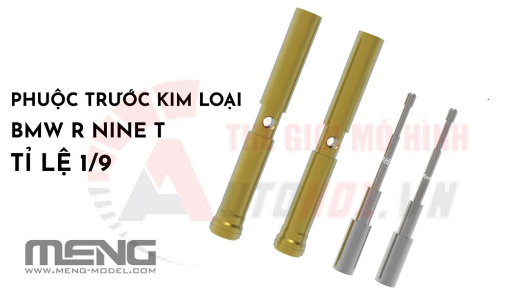 PHỤ KIỆN PHUỘC KIM LOẠI CHO MÔ HÌNH KIT BMW R NINE T 1:9 MENG PK334