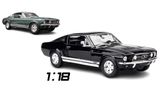  Mô hình xe Ford Mustang Gta Fastback 1967 1:18 Maisto 6652 