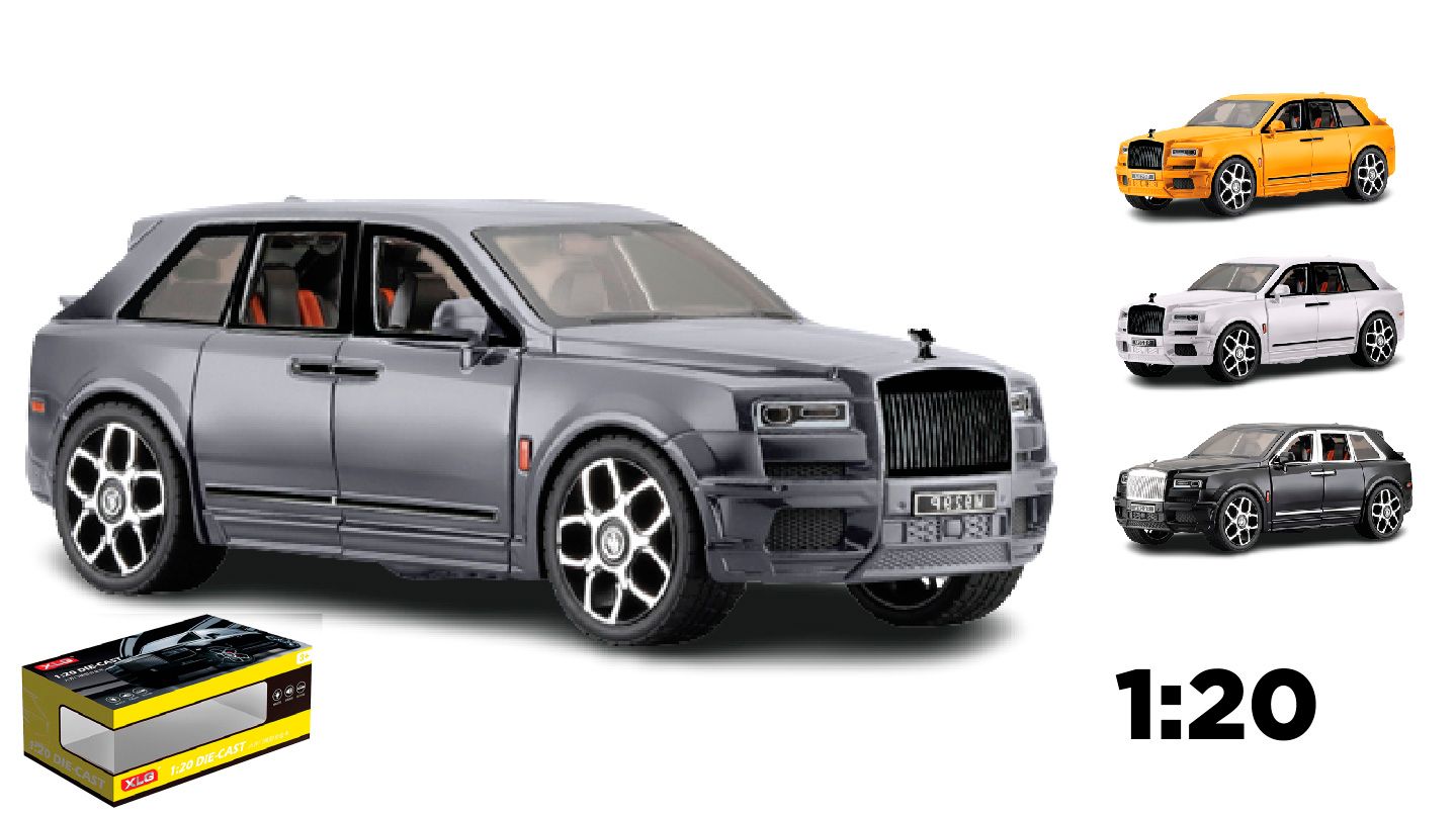  Mô hình xe Rolls Royce Cullinan độ Mansory tỉ lệ 1:20 XLG 8112 