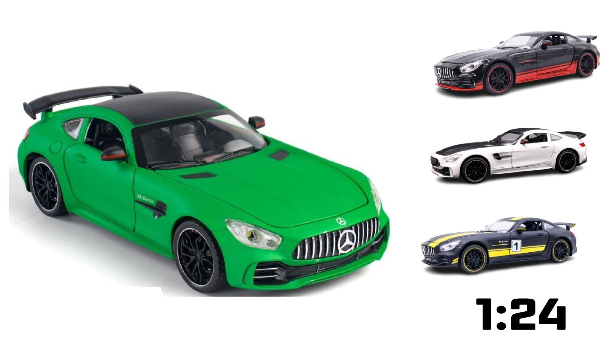  Mô hình xe Mercedes Amg Gt-R 1:24 Chezhi OT412 