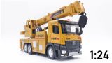  Mô hình xe công trình cần cẩu Jiadu hợp kim tỉ lệ 1:24 Lifting Crane Metal DieCast OT260 