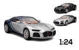  Mô hình xe ô tô Bugatti Atlantic full open tỉ lệ 1:24 Chezhi OT223 