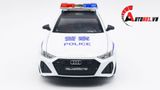  Mô hình xe ô tô Audi RS6 Police White tỉ lệ 1:24 Jinlifang OT196 