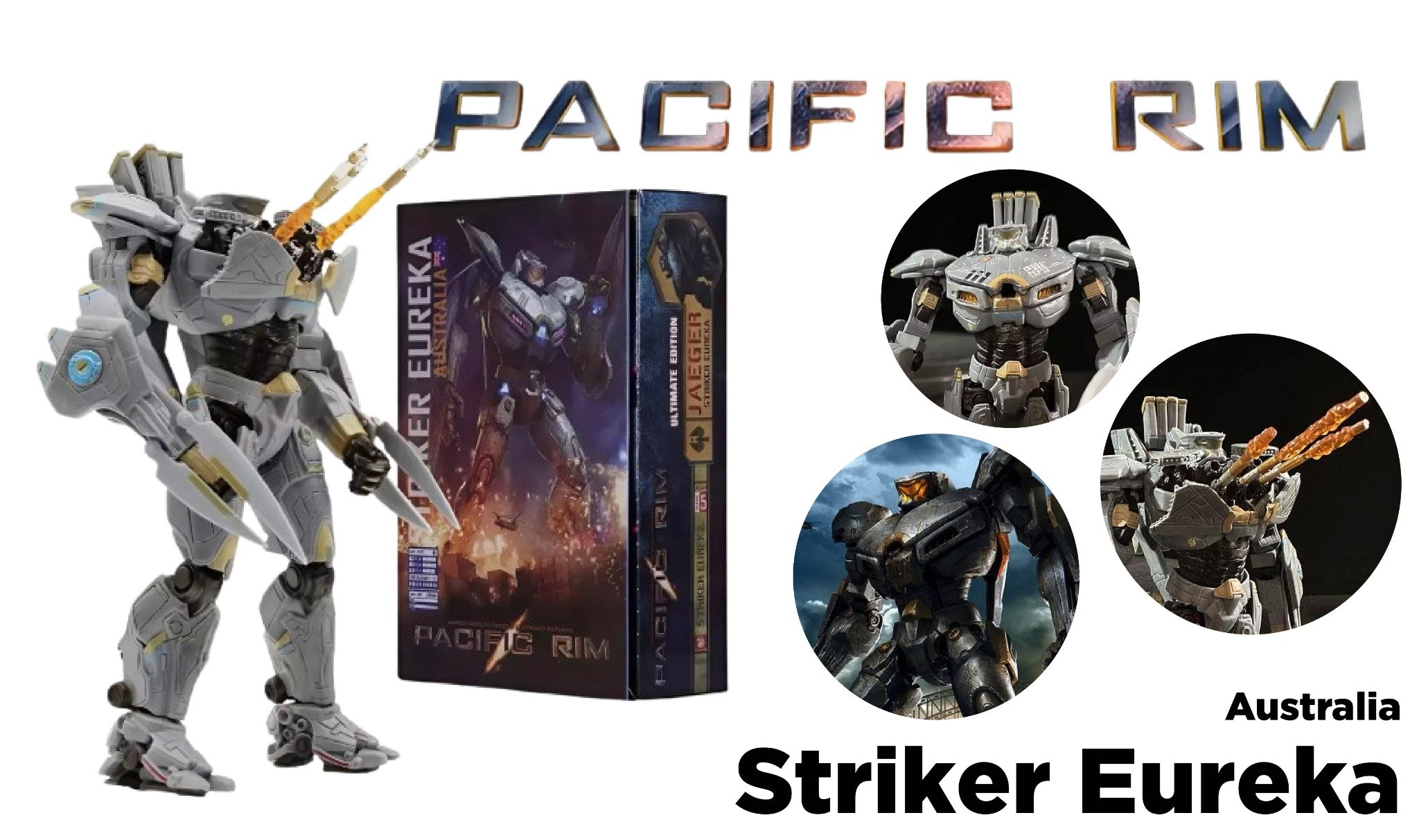  Mô hình nhân vật DC Pacific Rim 2 Striker Eureka Australia tỉ lệ 18cm Neca FG296 