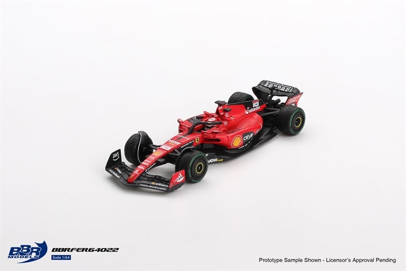  Mô hình xe đua F1 Formular Ferrari SF23 #16 C. Leclerc 2023 Monaco GP tỉ lệ 1:64 BBR BBRFER64022 