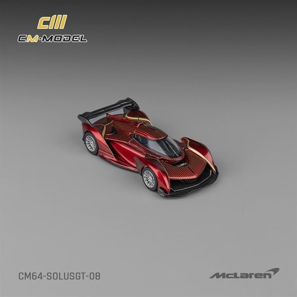  Mô hình xe McLaren Solus GT Metallic Red tỉ lệ 1:64 CM Model CM64-SOLUSGT-08 