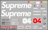  Decal nước Ducati Supreme V4 panigale - 1199 panigale dán mọi nền màu cho xe mô hình tỉ lệ 1:12 Autono1 DC700A 
