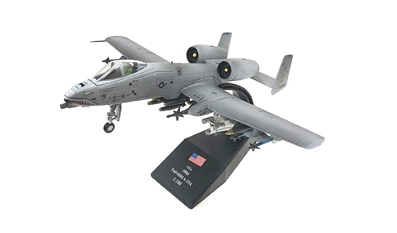  Mô hình máy bay chiến đấu USA Repubilc Fairchild A-10 Thunderbolt II phiên bản cũ tỉ lệ 1:100 Ns models MBQS050 