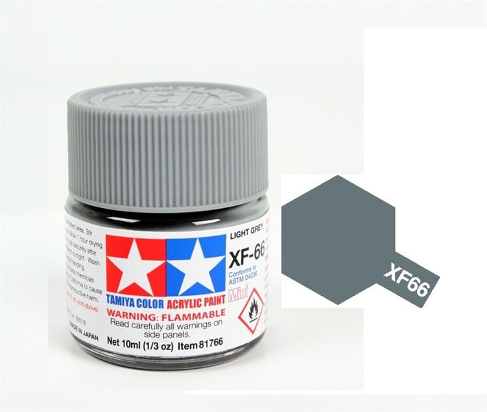  Acrylic mini xf66 light grey sơn mô hình màu xám nhạt 10ml Tamiya 81766 
