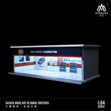 Hộp trưng bày mica mô phỏng Workshop GULF kích thước 30x13.3x10cm tỉ lệ 1:64 MoreArt MO914106 
